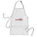 I Love My Husband aprons by TeeZazzle I Love My Husband aprons