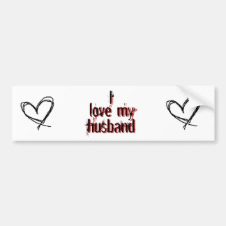 I Love My Husband Stickers | Zazzle