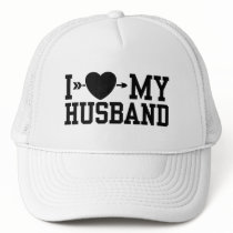 I Love My Husband hats