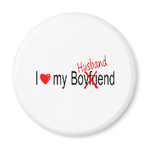 I Love My Husband Magnet