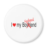 I Love My Husband Magnet