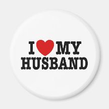 I Love My Husband Magnet