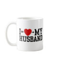 I Love My Husband mugs