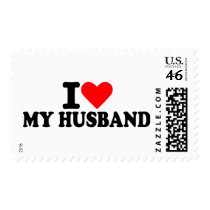 I love my husband postage