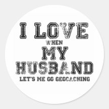 I Love My Husband! Sticker