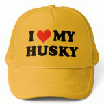 I Love My Husky Hat