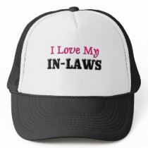 I Love My In-Laws hats