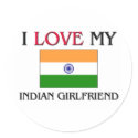 I Love My Indian Girlfriend stickers by flagshirt I Love My Indian Girlfriend stickers