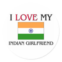 I Love My Indian Girlfriend stickers