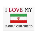 I Love My Iranian Girlfriend Postcards