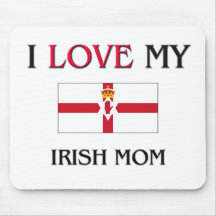 I Love My Irish Mom Mouse Mats
