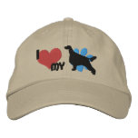 I Love my Irish Setter Embroidered Hat embroidered hats
