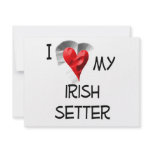 I Love My Irish Setter Announcements