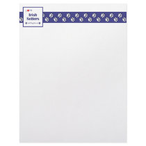 I Love My Irish Setters (Multiple Dogs) Letterhead Template