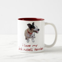 i love my jack russell terrier mugs