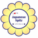 I Love My Japanese Spitz (Male Dog) Photo Cutout