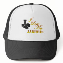 I Love My Jarhead 4 Hats