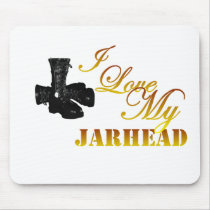 I Love My Jarhead 4 Mouse Mat