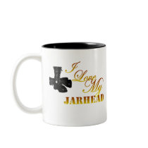 I Love My Jarhead 4 Mugs