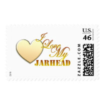 I Love My Jarhead Postage