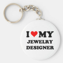 I Love My Jewelry Designer Key Chain