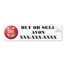 I Love my job bumper stickers