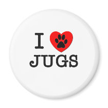 I LOVE MY JUGS magnets by ilovemyshirt I LOVE MY JUGS magnets