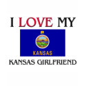 I Love My Kansas Girlfriend t-shirts