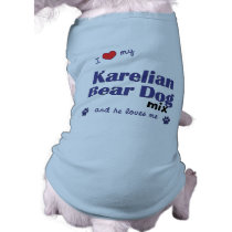 I Love My Karelian Bear Dog Mix (Male Dog) pet clothing