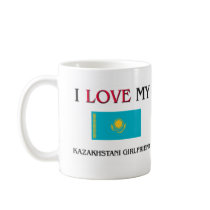 I Love My Kazakhstani Girlfriend mugs