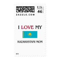I Love My Kazakhstani Mom postage