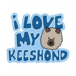 I Love My Keeshond Baby Creeper shirt