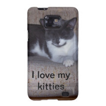 "I love my kitties" Phone Case Samsung Galaxy S Cover