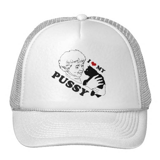 I LOVE MY KITTY MESH HATS