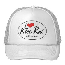 I Love My Klee Kai (It's a Dog) Hats