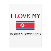 I Love My Korean Boyfriend postcards