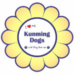 I Love My Kunming Dogs (Multiple Dogs) Photo Sculptures
