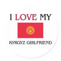 I Love My Kyrgyz Girlfriend stickers