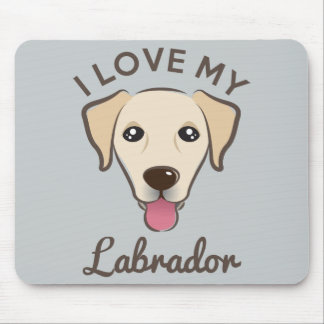 &quot;I Love My Labrador&quot; Yellow Lab Mousepad &middot; &quot; - i_love_my_labrador_yellow_lab_mousepad-r4295ebe442854ad1a3bcf2ea4ce3ce71_x74vi_8byvr_324