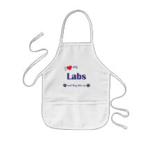 I Love My Labs (Multiple Dogs) Aprons
