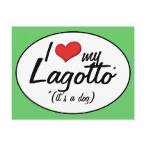 I Love My Lagotto (It's a Dog) Postcards