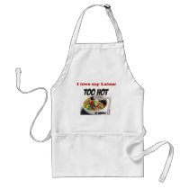 I love my Laksa too hot to handle! Apron aprons
