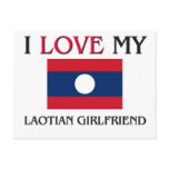 I Love My Laotian Girlfriend Post Cards