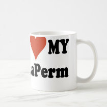 I Love My LaPerm Cat Merchandise mugs