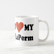 I Love My LaPerm Cat Merchandise mugs