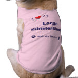I Love My Large Munsterlander (Female Dog) Dog Tshirt