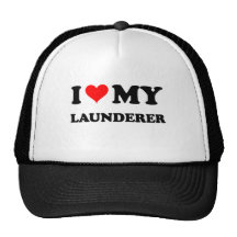 I Love My Launderer Mesh Hats