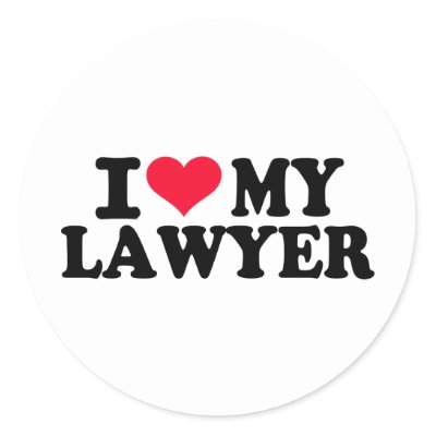 I love my Lawyer Sticker