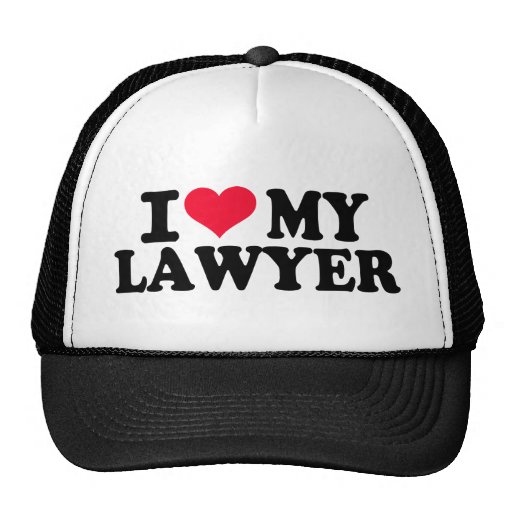 I love my Lawyer Trucker Hat Zazzle