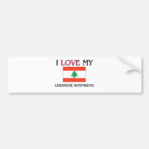 I Love My Lebanese Boyfriend Bumper Stickers
